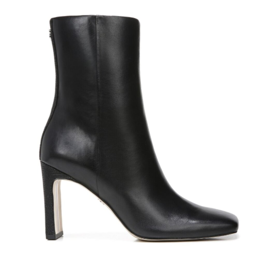 Sam Edelman Anika Black Leather booties sz 9